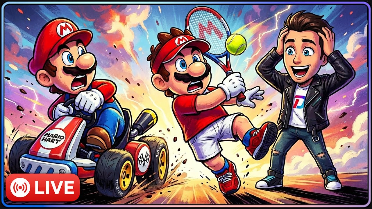 LIVE Mitspielen! 32-Rennen-Online-Turnier Mario Kart World & Mario Tennis Aces | Switch 2 #shorts