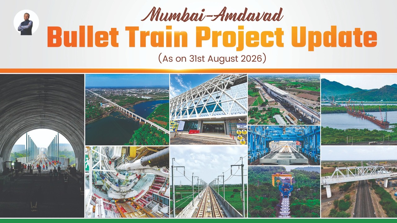 Mumbai-Amdavad Bullet Train Update | August 2026