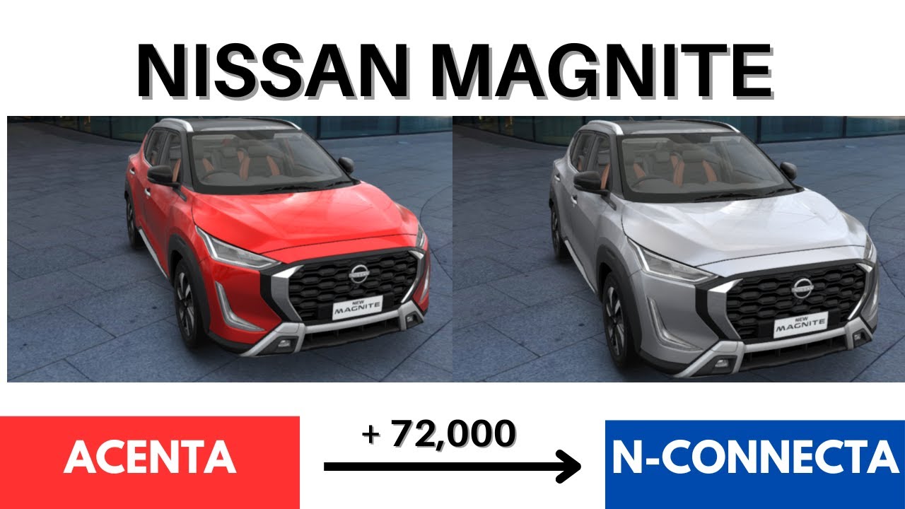 Nissan Magnite Acenta Vs N-Connecta Variants Difference Explained | Automobil