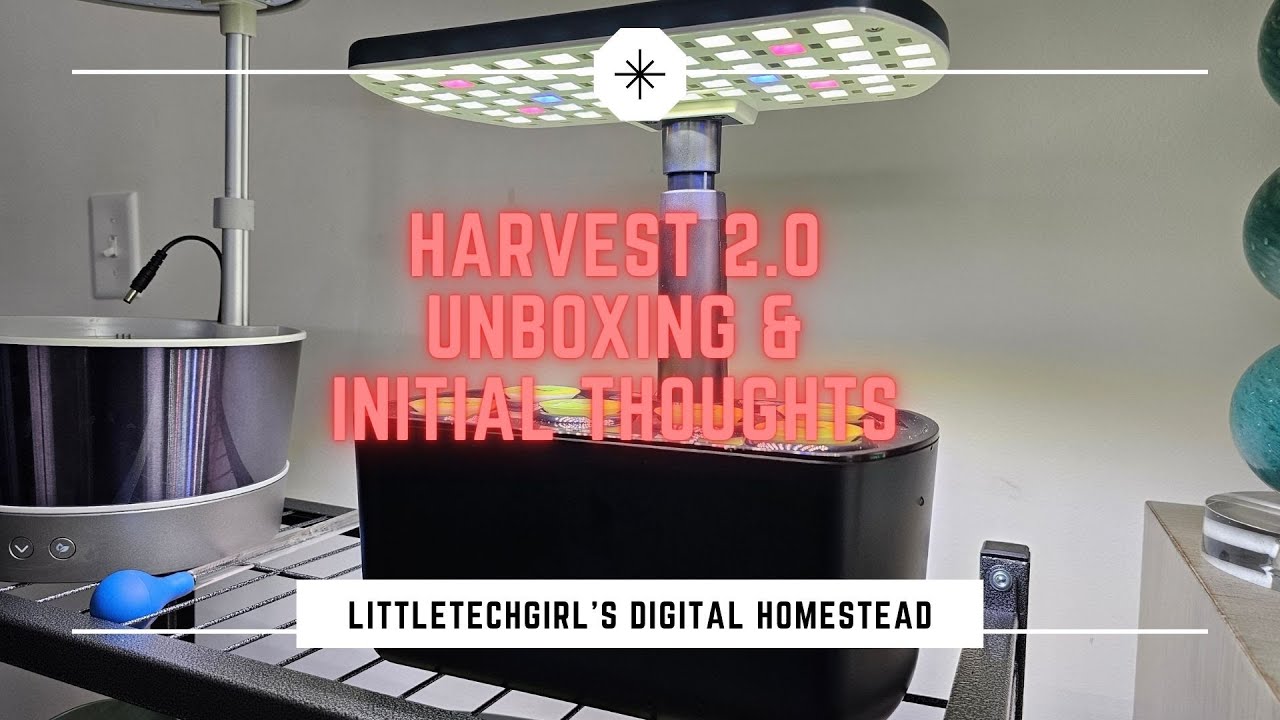 AeroGarden Harvest 2.0 Unboxing & Assembly