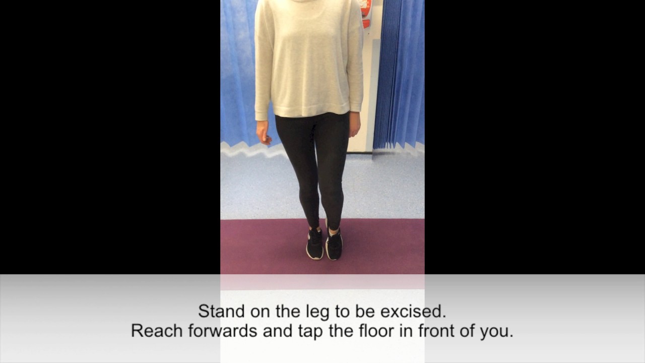 Physiotherapy: Star excursion for ankle and knee stability