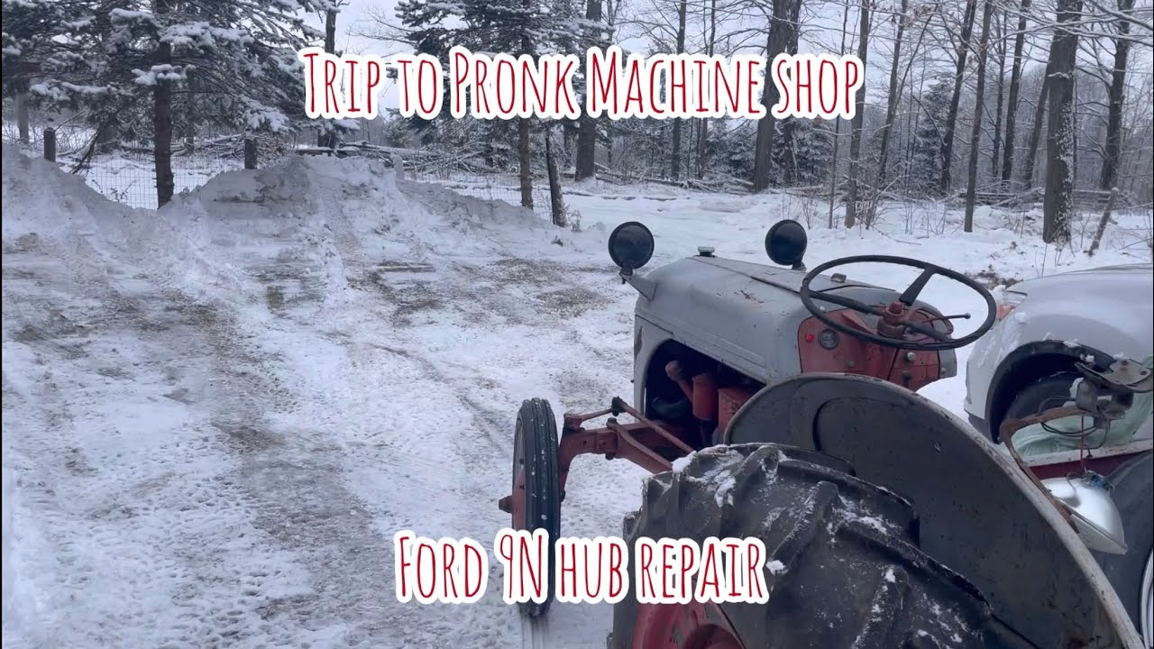 Ford 9N Tractor: Wheel Bolts STUCK (Trip to Pronk Machine Shop)