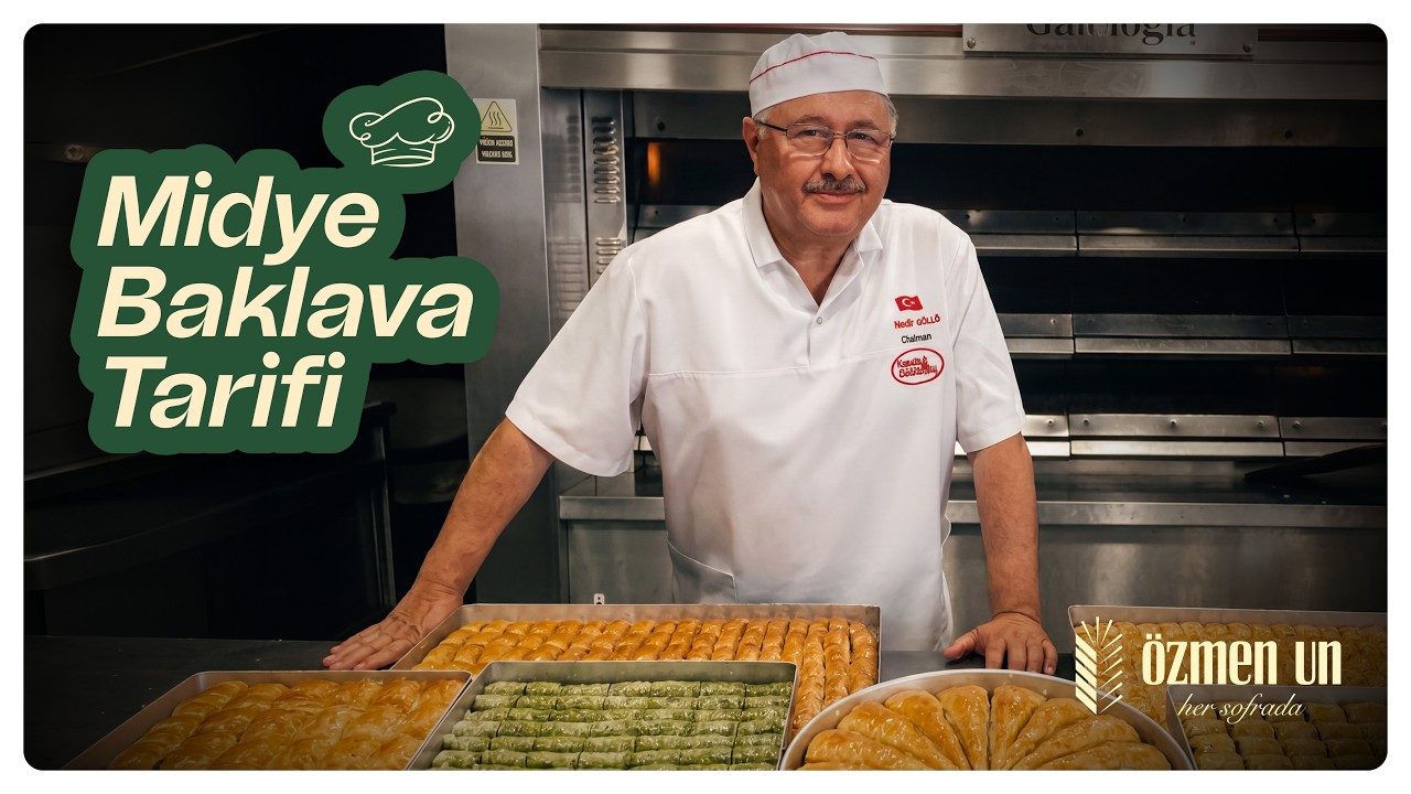 Nadir Güllüoğlu ile Midye Baklava Tarifi #özmenun #işbirliği #baklava #baklavatarifi