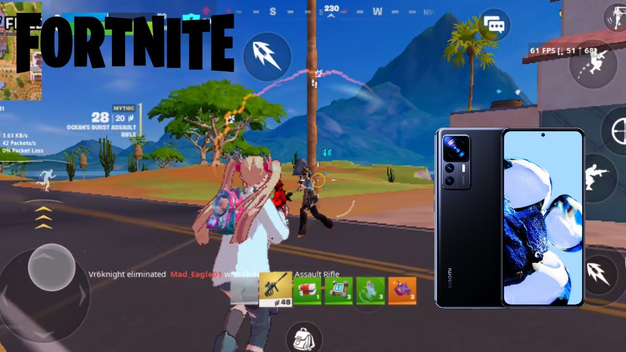 FORTNITE MOBILE BLITZ ROYALE WIN ( XIAOMI 12T PRO) !
