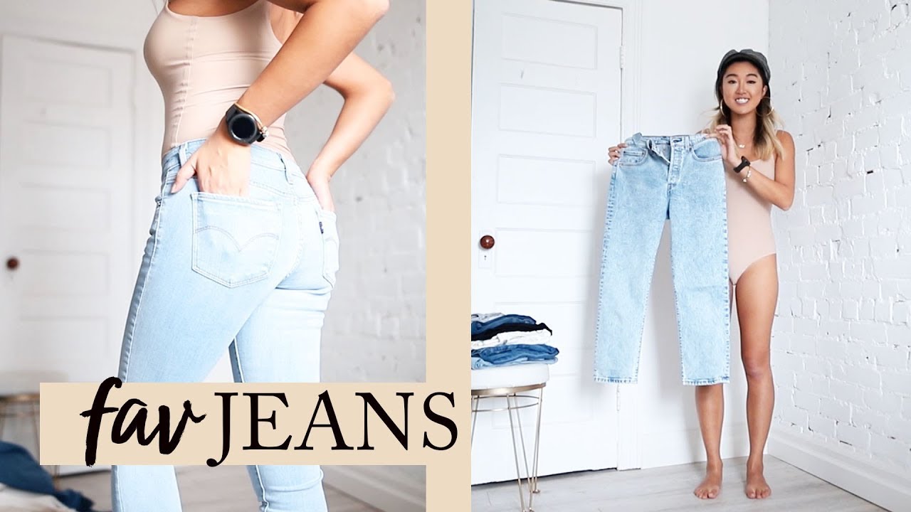 BEST JEANS COLLECTION: Try On | Levis, J Brand, Paige