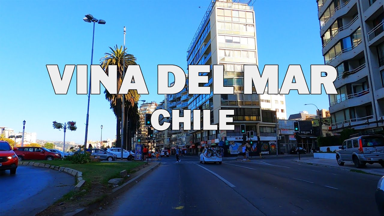 Vina del mar, Chile - Driving Tour 4K