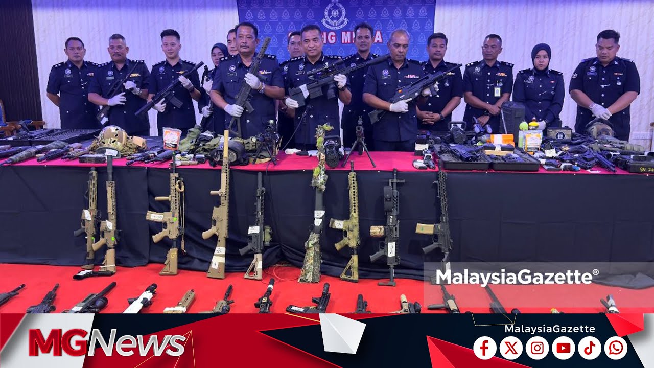 Tapak 'War Game' Diserbu, Anggota Tentera Antara  41 Ditahan Dan 406 Senjata Tiruan Dirampas!