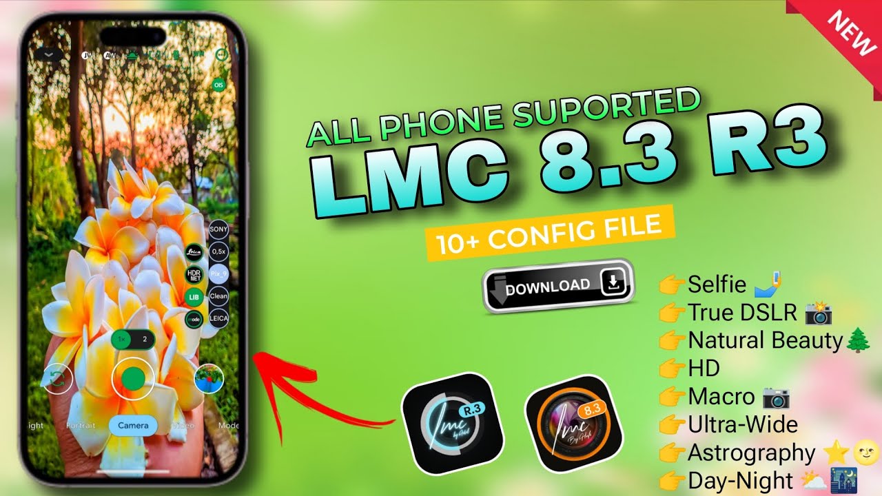 LMC 8.3 Config File Download 🔥 LMC 8.3 Config File Setup for DSLR-Like Photos! #lmc
