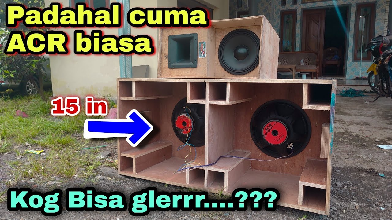 Gak nyangka...!!! Padahal cuma speaker ACR 15600 || kog bisa se glerr ini