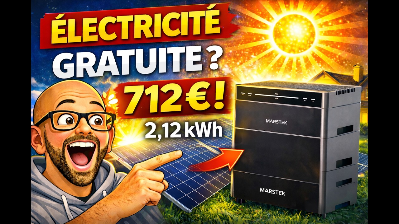 Marstek Venus A : stockage d’énergie solaire sans se ruiner