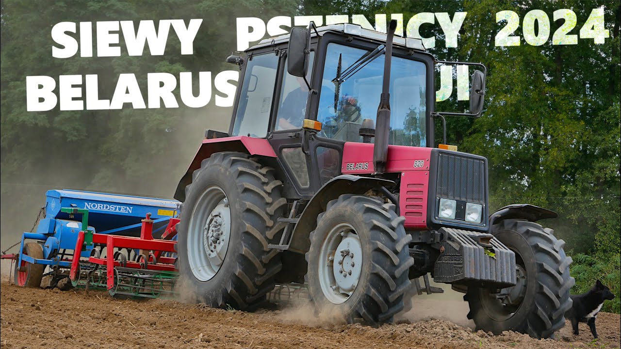 RUSEK NA 2 KOŁA?!! ㋡ SIEWY PSZENICY 2024 Z BELARUS 820 ☆ Agro Masz☆ Nordsten☆ AgroLechuTeam