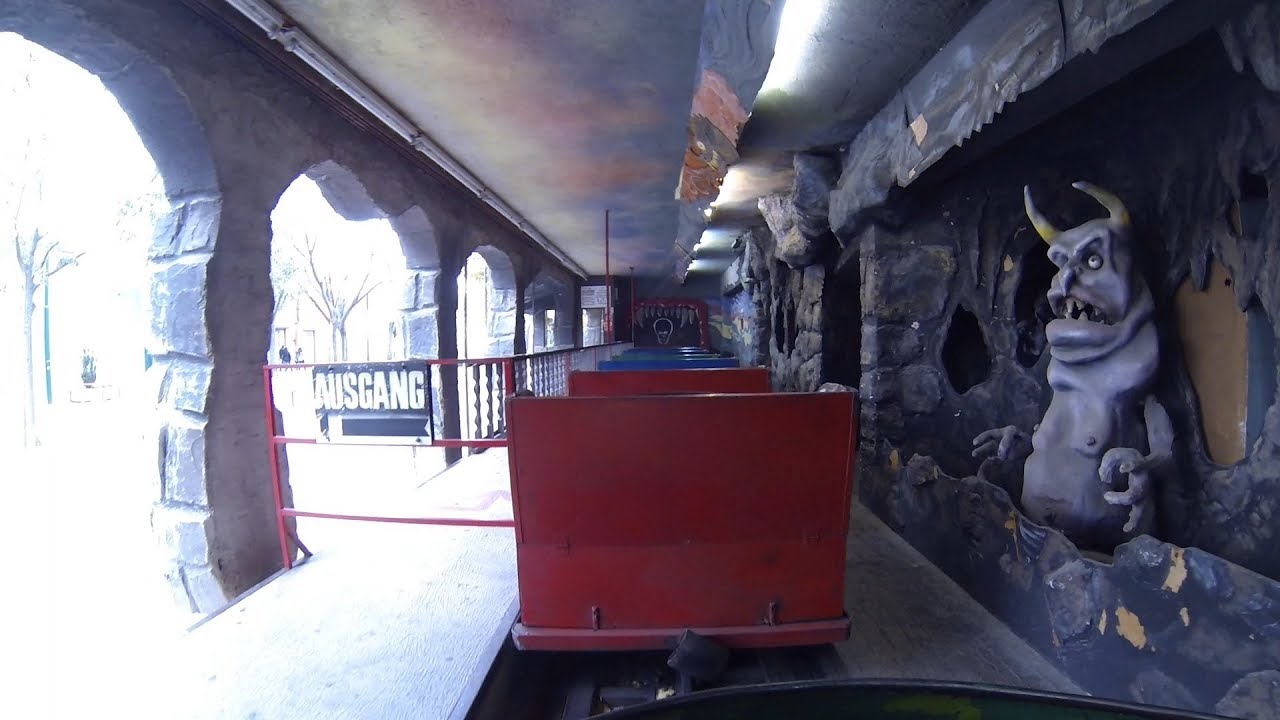 Ghost Train Darkride Große Geisterbahn Prater Wien 2017 POV Onride