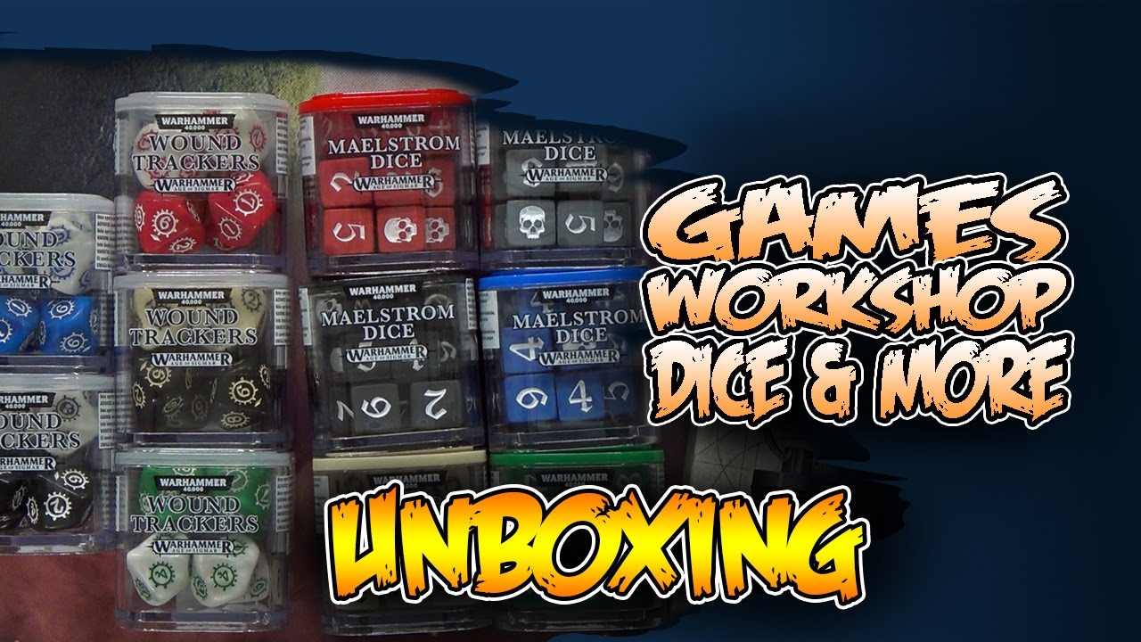 GW's New Dice Sets & Repair Tool Unboxing & REVIEW