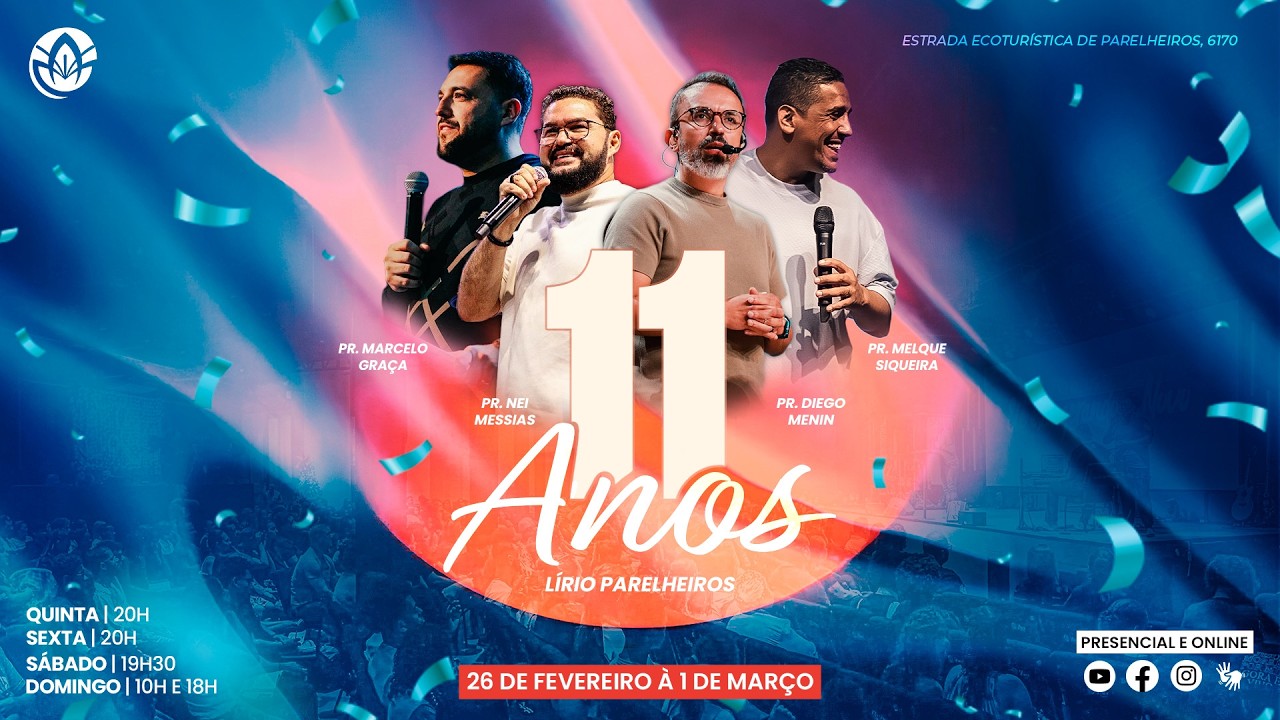 2º DIA | 11 ANOS LÍRIO PARELHEIROS | 27.02 | 20H