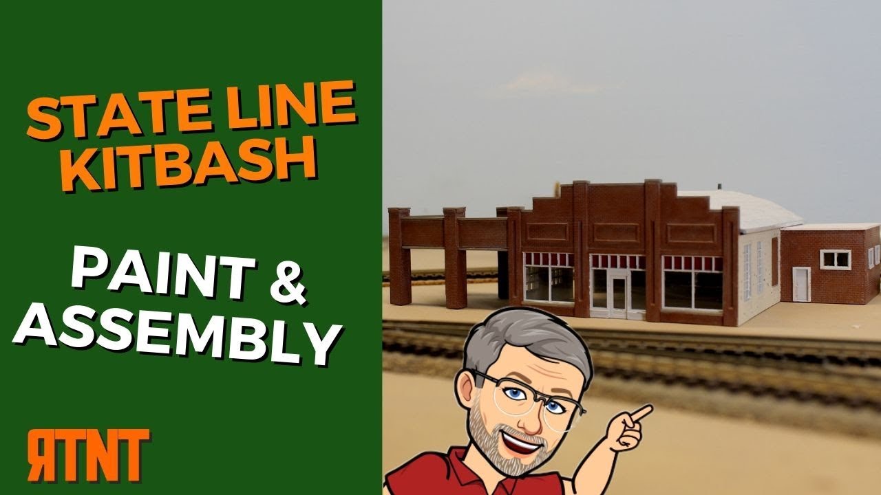 How to Assemble and Paint a Model Railroad Structure