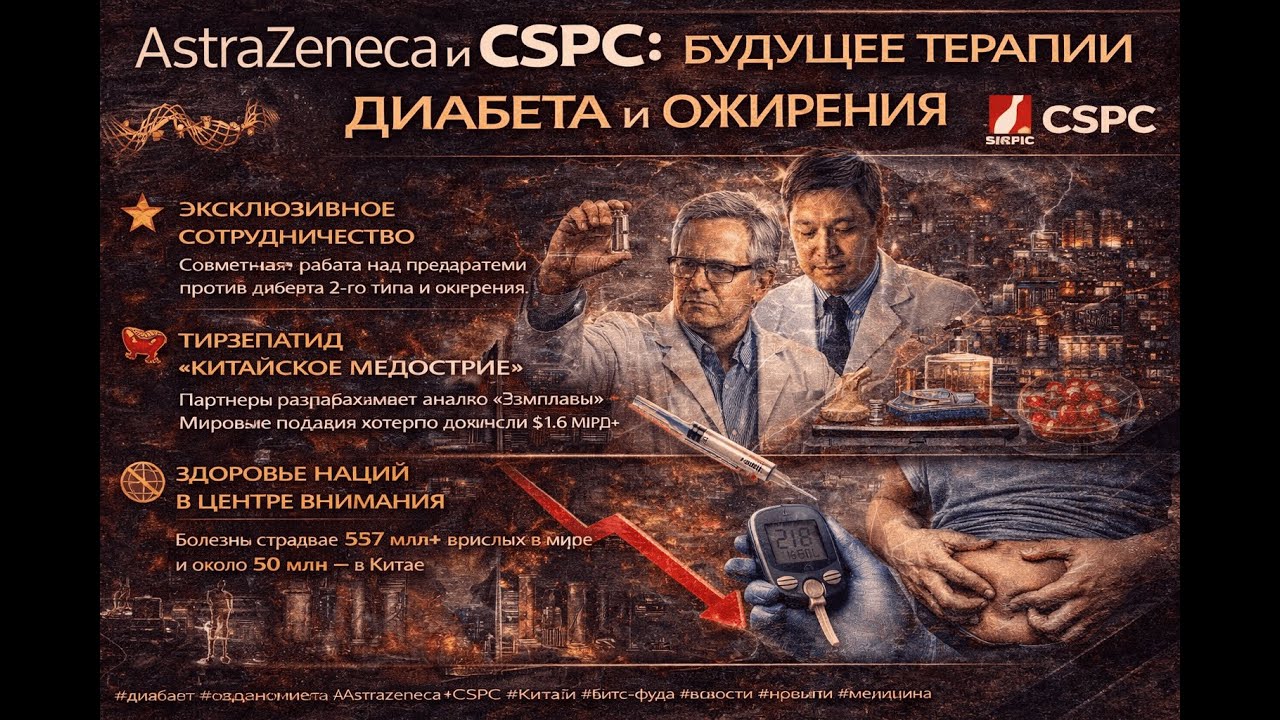 AstraZeneca вступает в гонку на $100 млрд: Сделка на $18.5 млрд и укол раз в месяц против Ozempi