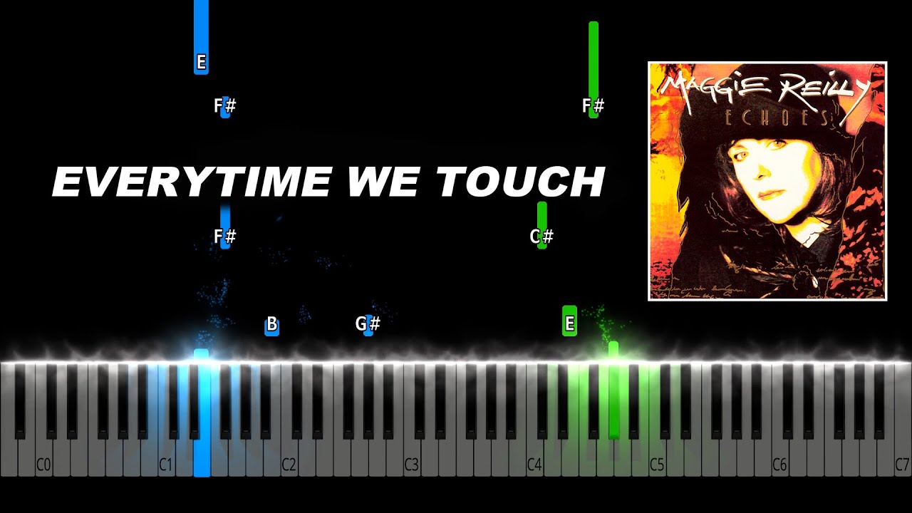 Maggie Reilly – Everytime We Touch Piano Tutorial