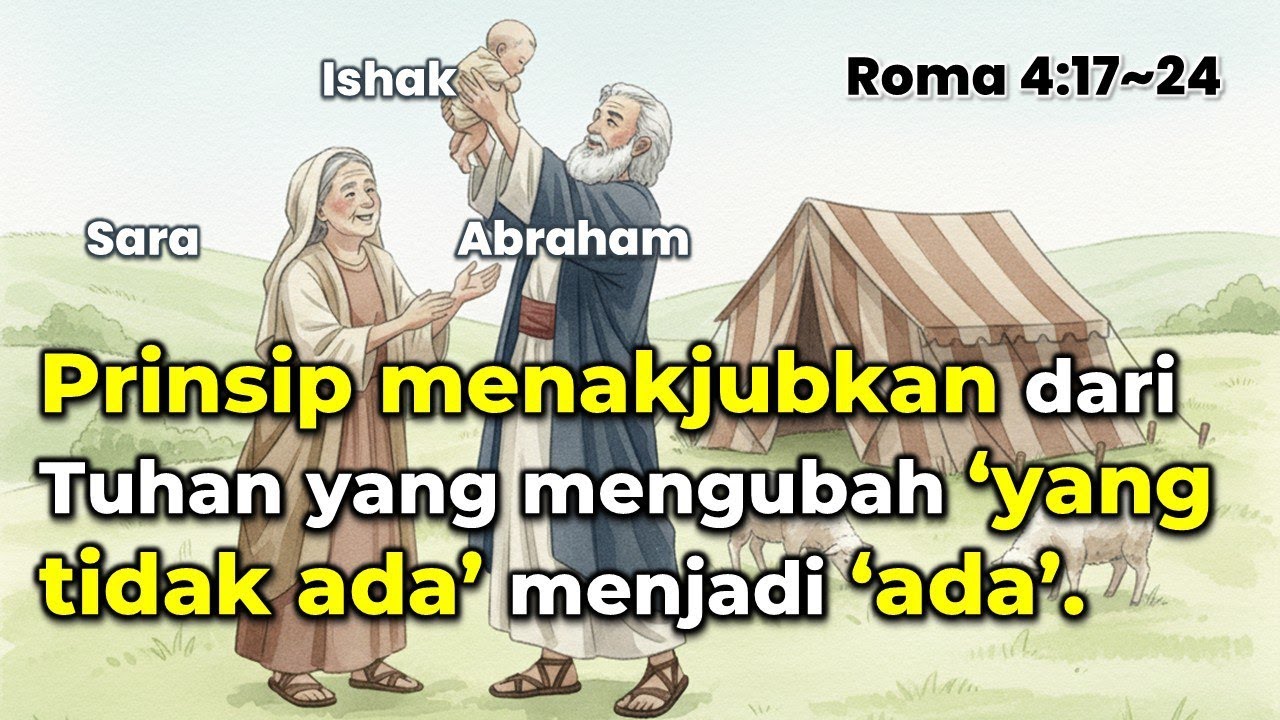 🎧 YouTube Renungan Alkitab | Apa yang Tidak Ada Menjadi Ada Rm 4:17~24 | Saat Teduh & Suara Lembut