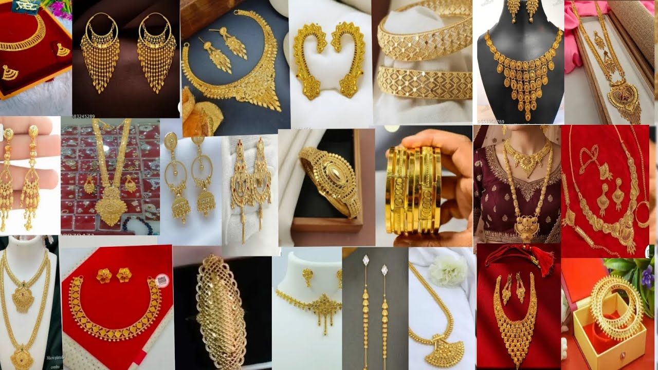 *HUGE* 35 One/two Gram Gold Jewellery Haul start from रू/-35 One gram gold jewellery from Meesho 
