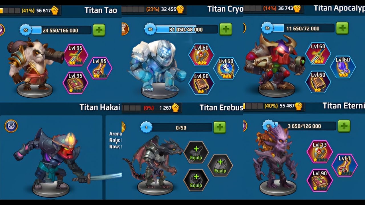 Ep 122 Battle Arena Heroes Adventure RPG How What are the best Titans