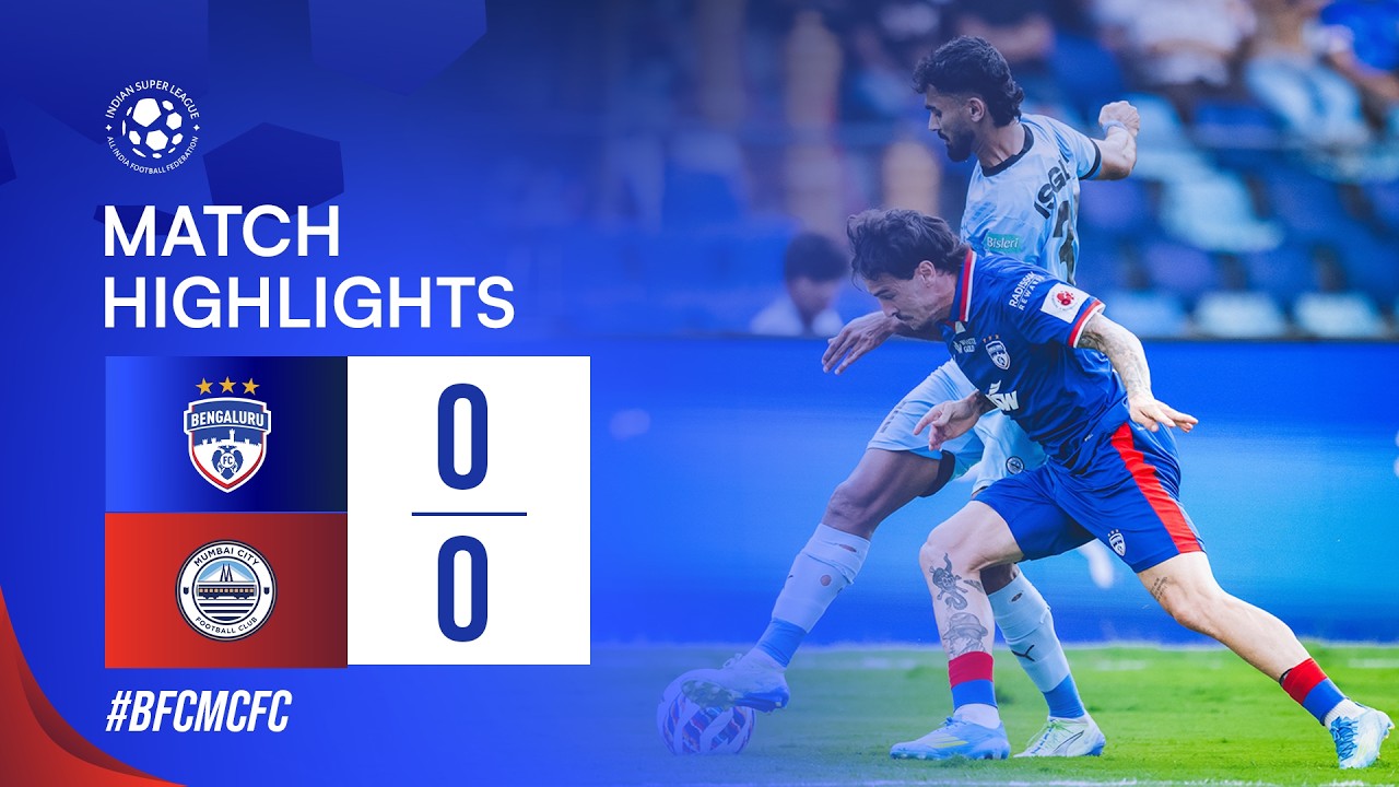 GW 10 Highlights | Bengaluru FC 0-0 Mumbai City FC | ISL 12