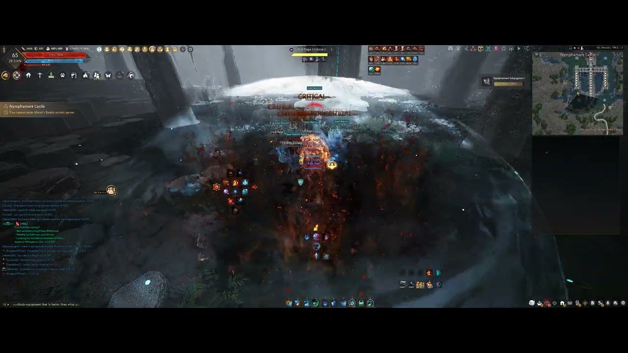 BDO - Awakening Wizard - Nymphamare Castle - 22K+ ys/agris spot