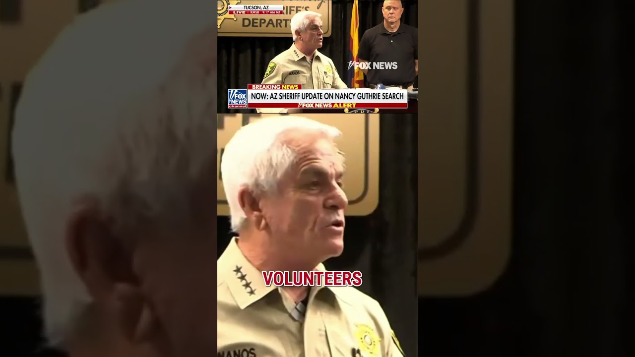 BREAKING: Arizona sheriff confirms officials investigating Nancy Guthrie case as a 'crime' #foxnews