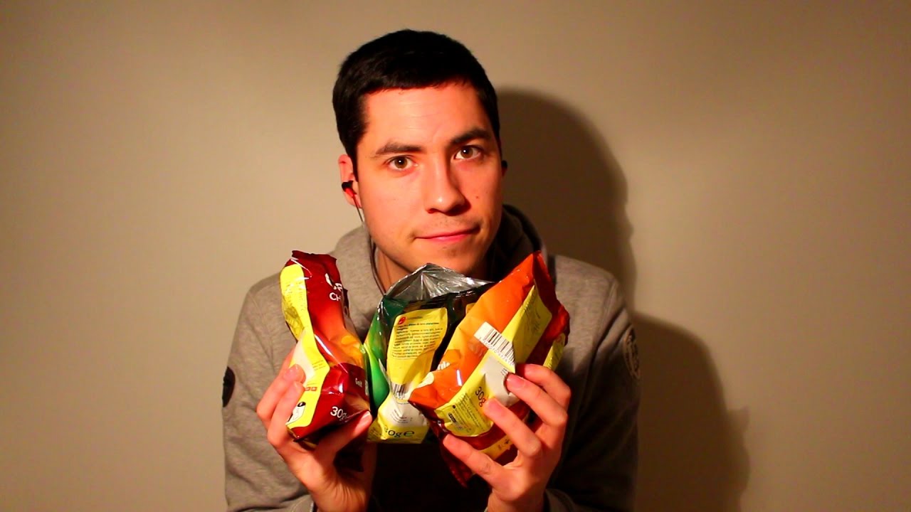 3 paquets de chips [ ASMR ]