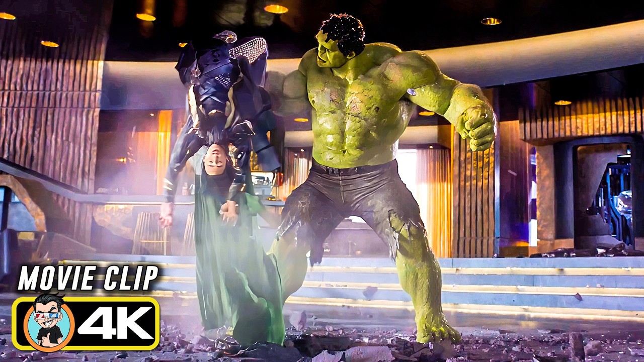 Hulk vs Loki – “Puny God” Scene | The Avengers (4K)