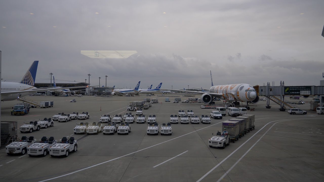4K | Airport Terminal Ambience at Narita Airport | Binaural ASMR