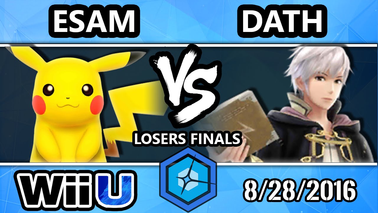 Shine 2016 Smash 4 - PG | ESAM (Pikachu) Vs. EVB | Dath (Robin) SSB4 Losers Finals - Smash Wii U
