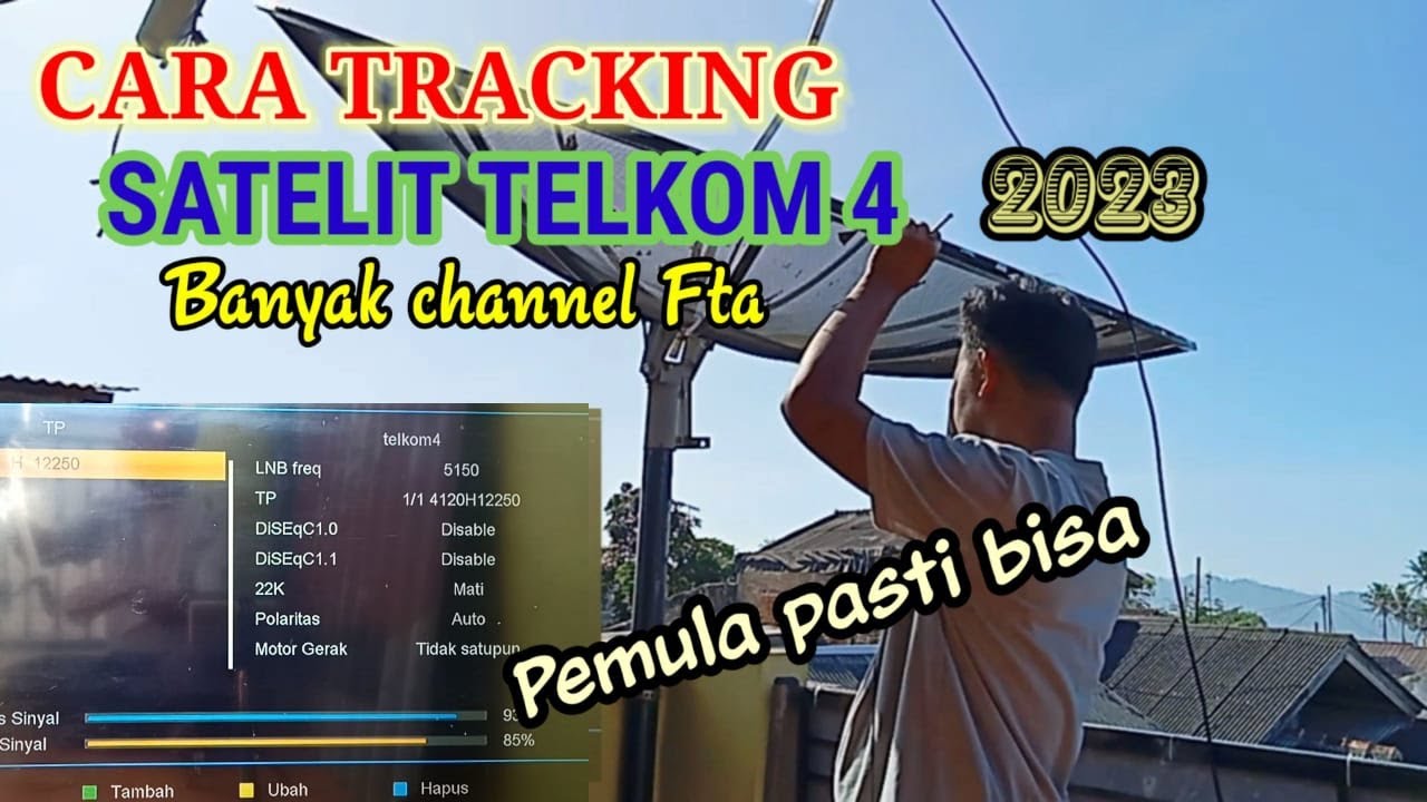 Cara tracking satelit telkom 4 terbaru 2023