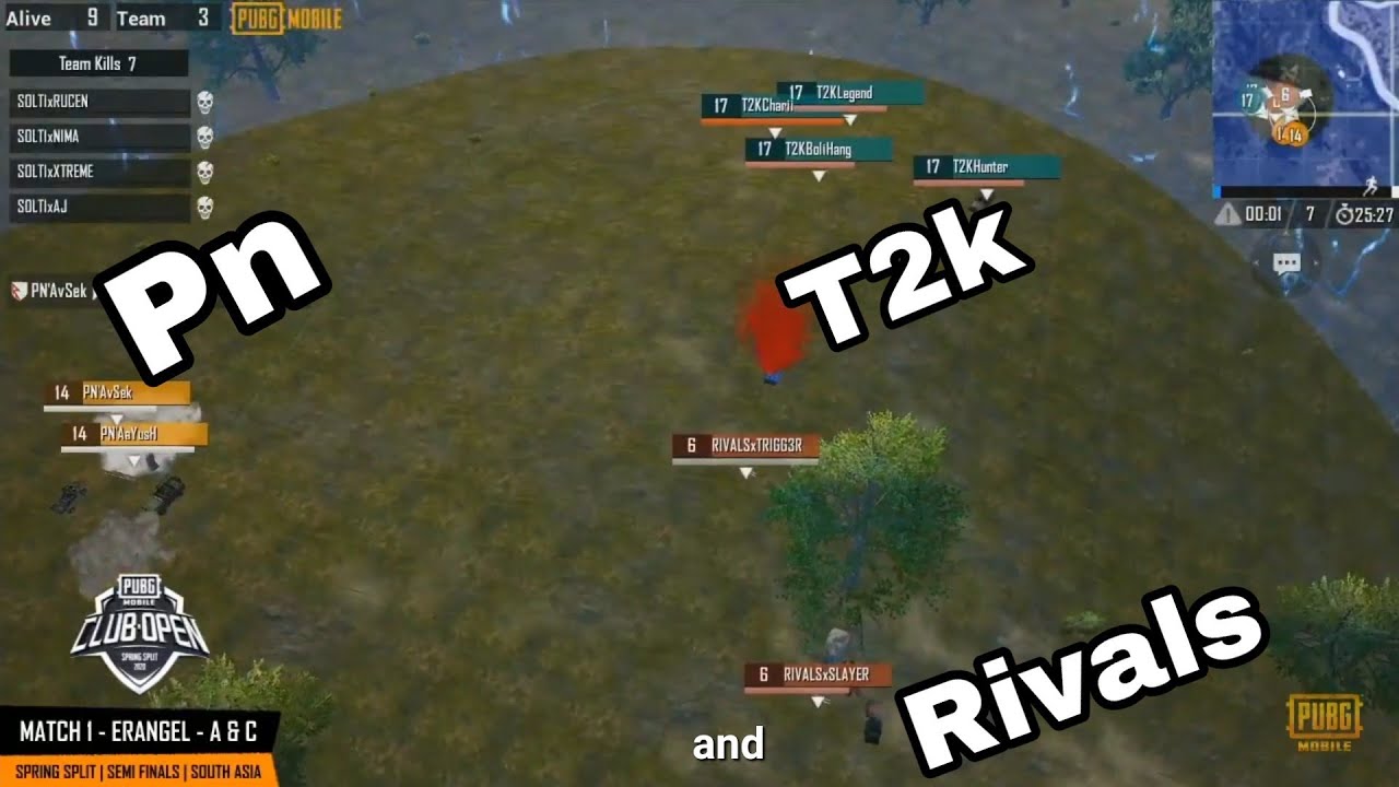 PN vs T2K vs RIVALS / PN 13 KILL CHICKEN DINNER / PMCO 2020