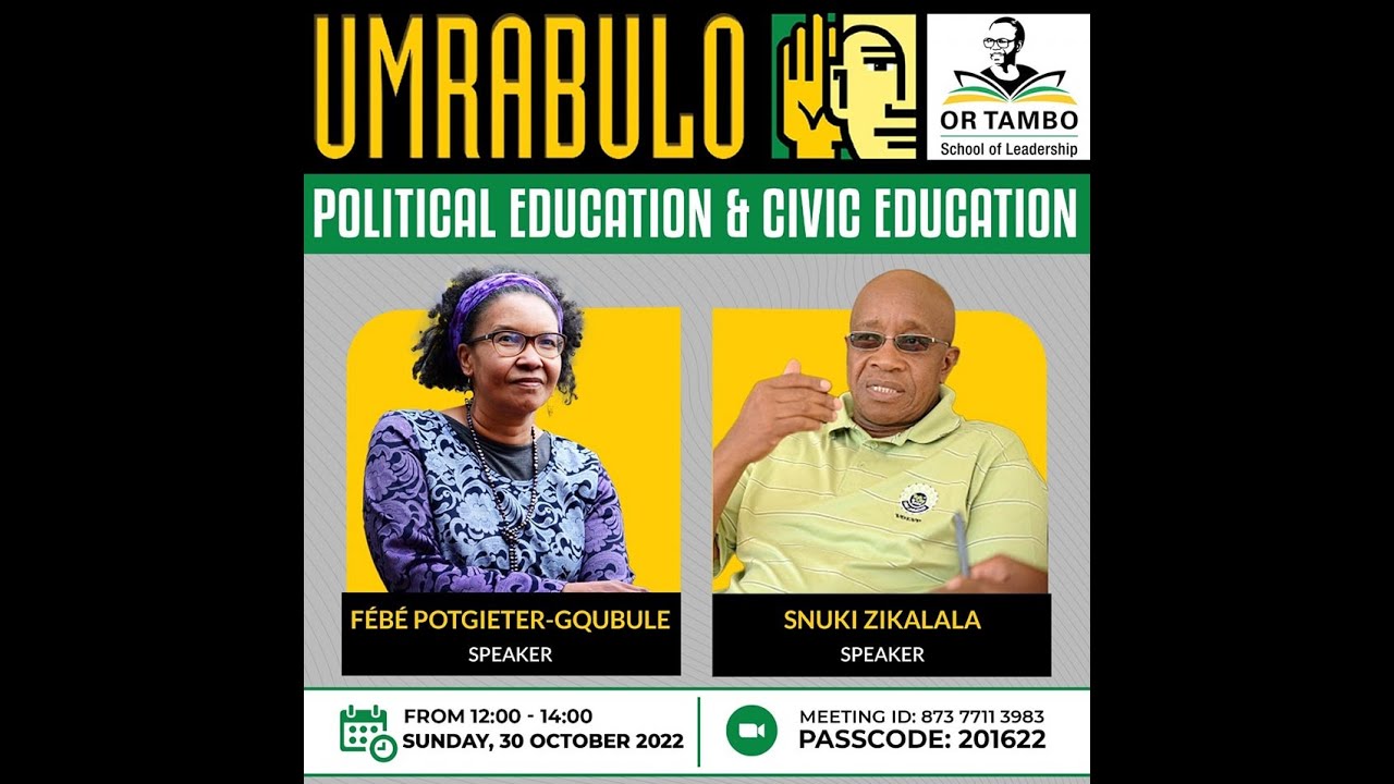UMRABULO DIALOGUE: Political Education & Civic Education