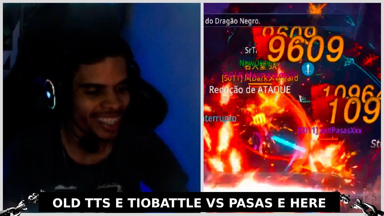 OLD TTS E TIOBATTLE DOMINANDO A PEDRA DO DARK WIZARD (HERE)  E PASAS - MIR4