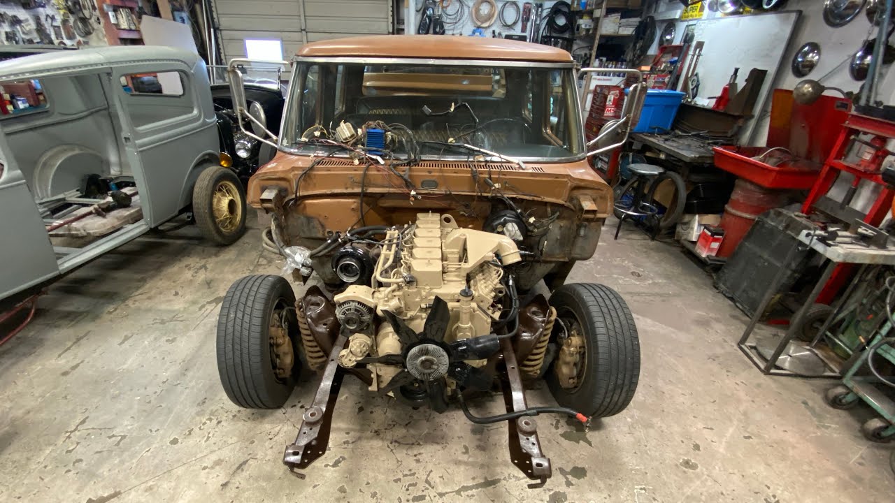 Brown Sugar Cummins Swap Part 5 Notching The Oil Pan and Final Assembly