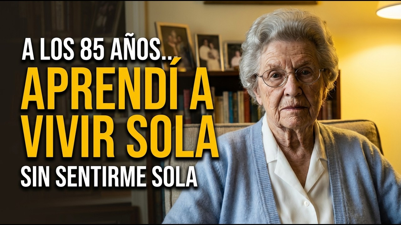 A los 85 años, descubrí cómo vivir sola sin sentirme sola...