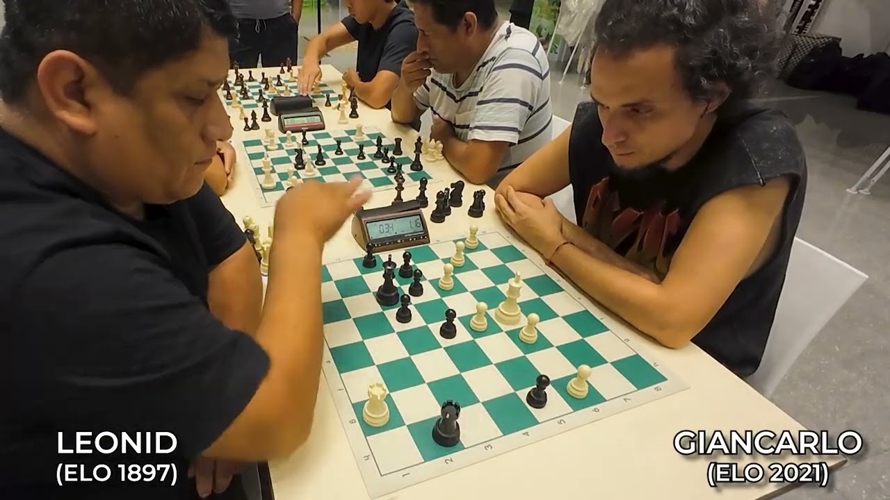 IV BLITZ - Ronda 9 - Giancarlo (2021) vs Leonid (1897). BLITZ  3' +2