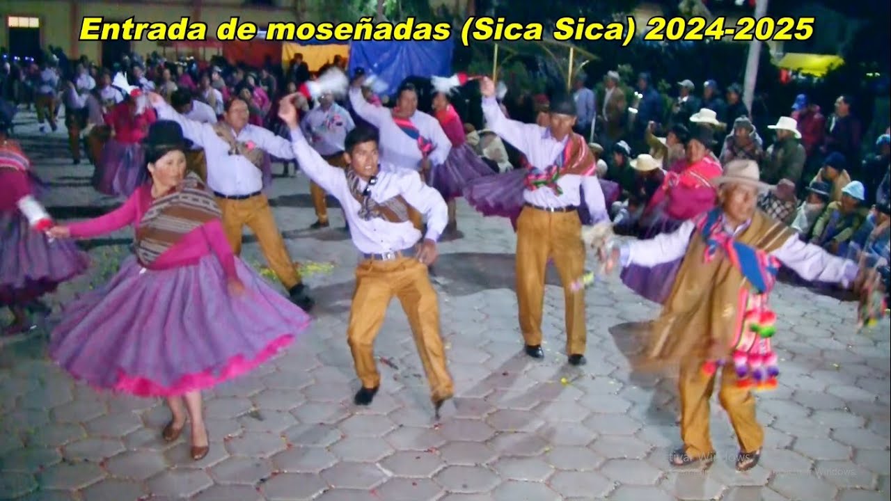 Moseñada 02 Entrada de Sica Sica (Zona Maca) 2024 - 2025 con el conjunto Real Kantuta - Colquiri