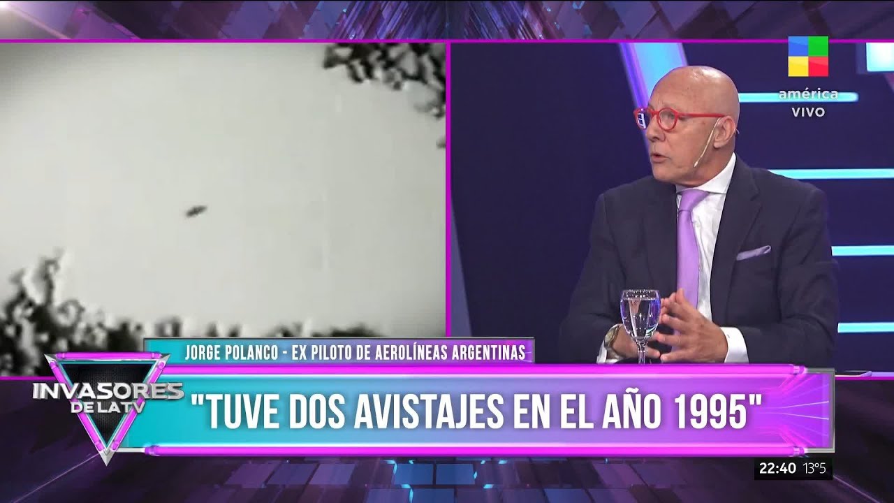 👽 Jorge Polanco, expiloto de Aerolíneas Argentina, y sus dos avistajes en 1995