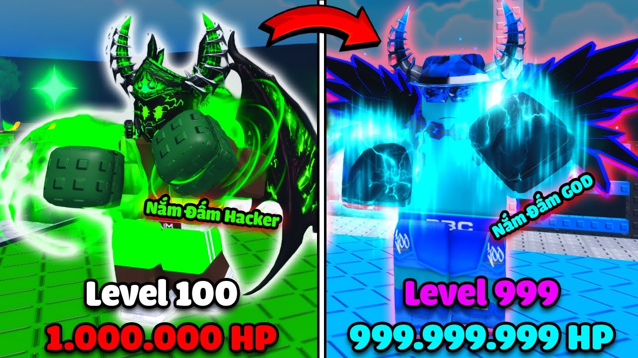 (Roblox) T GAMING PAY TO WIN NÂNG CẤP NẮM ĐẤM MẠNH NHẤT 9.999.999 DAME PHÁ ĐẢO GAME