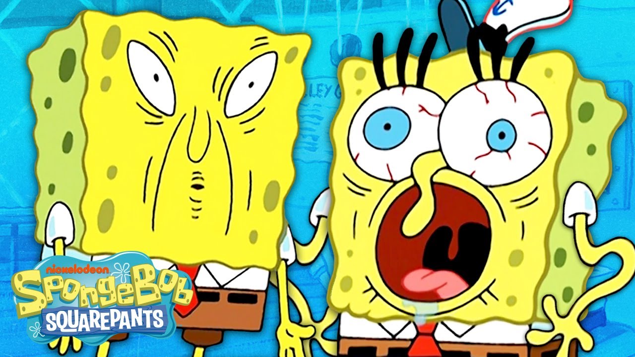 SpongeBob's Weirdest Faces 🥴 | SpongeBob
