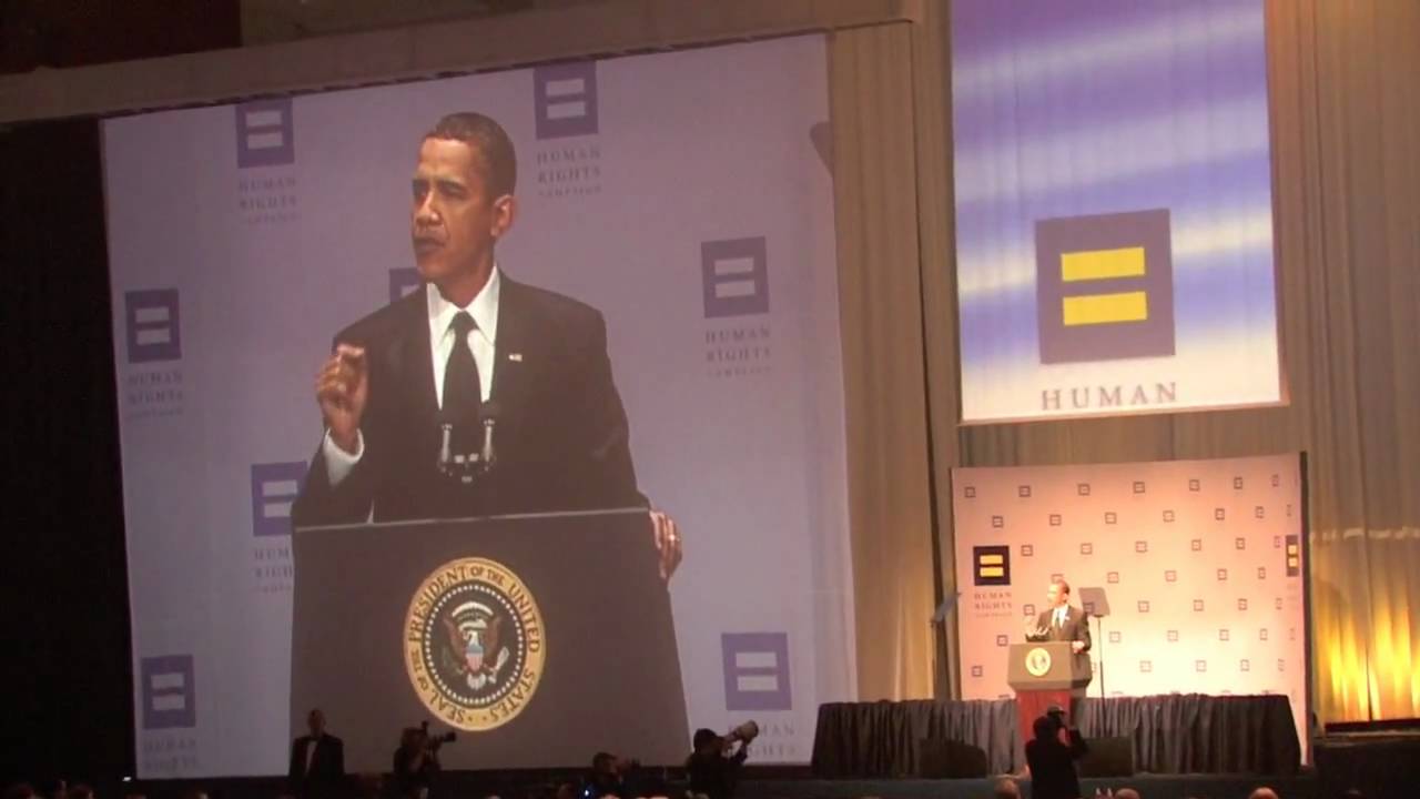President Obama at HRC National Dinner