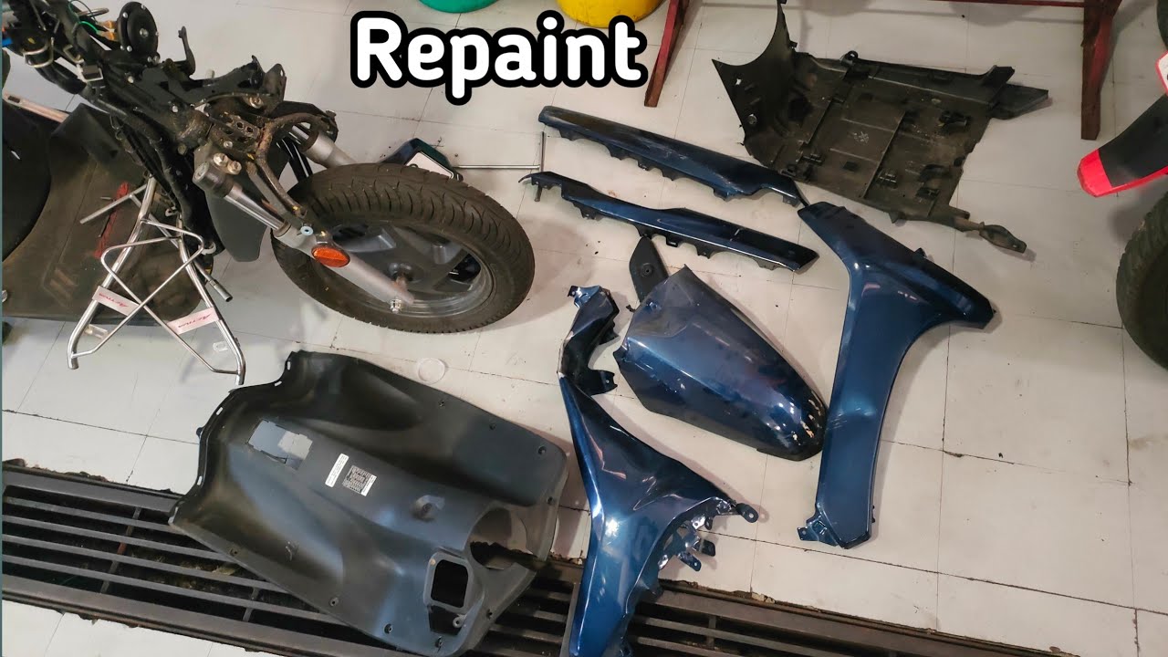 Activa H Smart Accident ||Denting & painting
