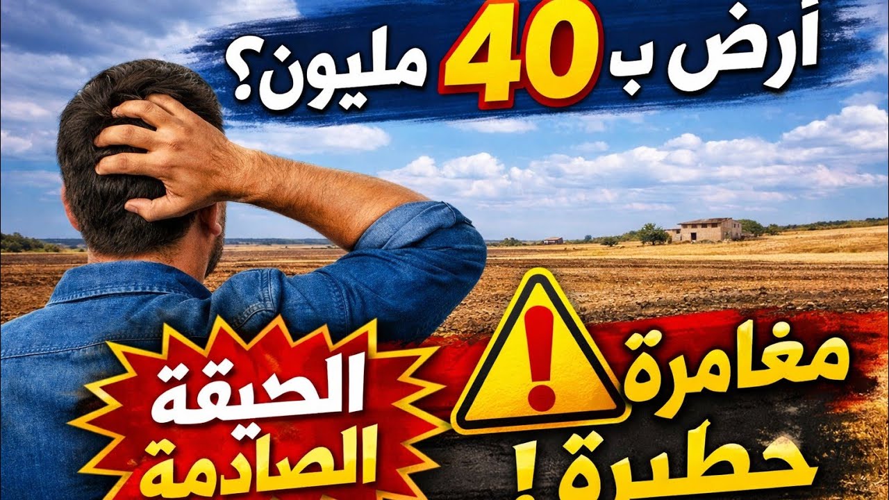 40 مليون للهكتار؟ غالباً غتكون بعيدة وخالية من الشروط