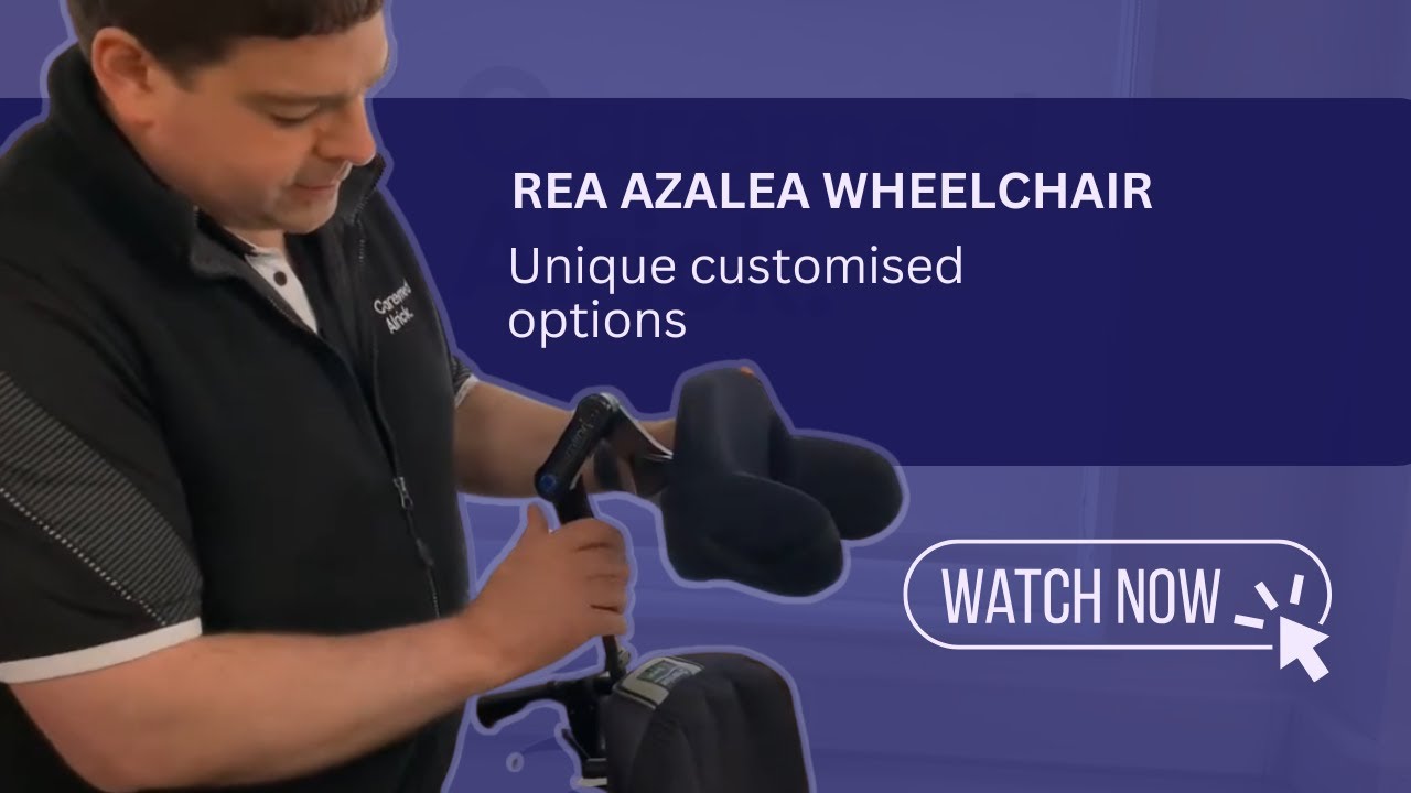 Our customised options on the Rea Azalea wheelchair