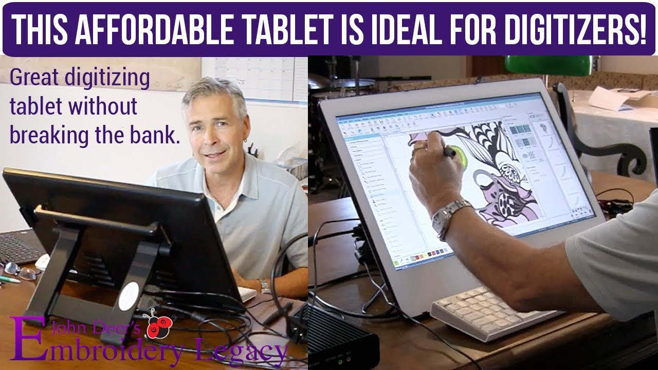 Best Affordable Pen Tablet Monitor for Embroidery Digitizing. - Yiynova Monitor Review