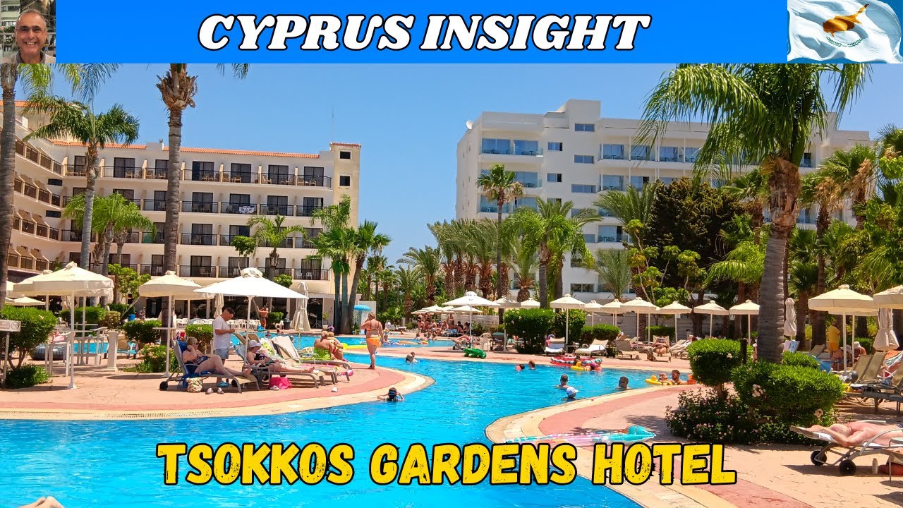Tsokkos Gardens Hotel, Protaras Cyprus - 2024 Tour Around.
