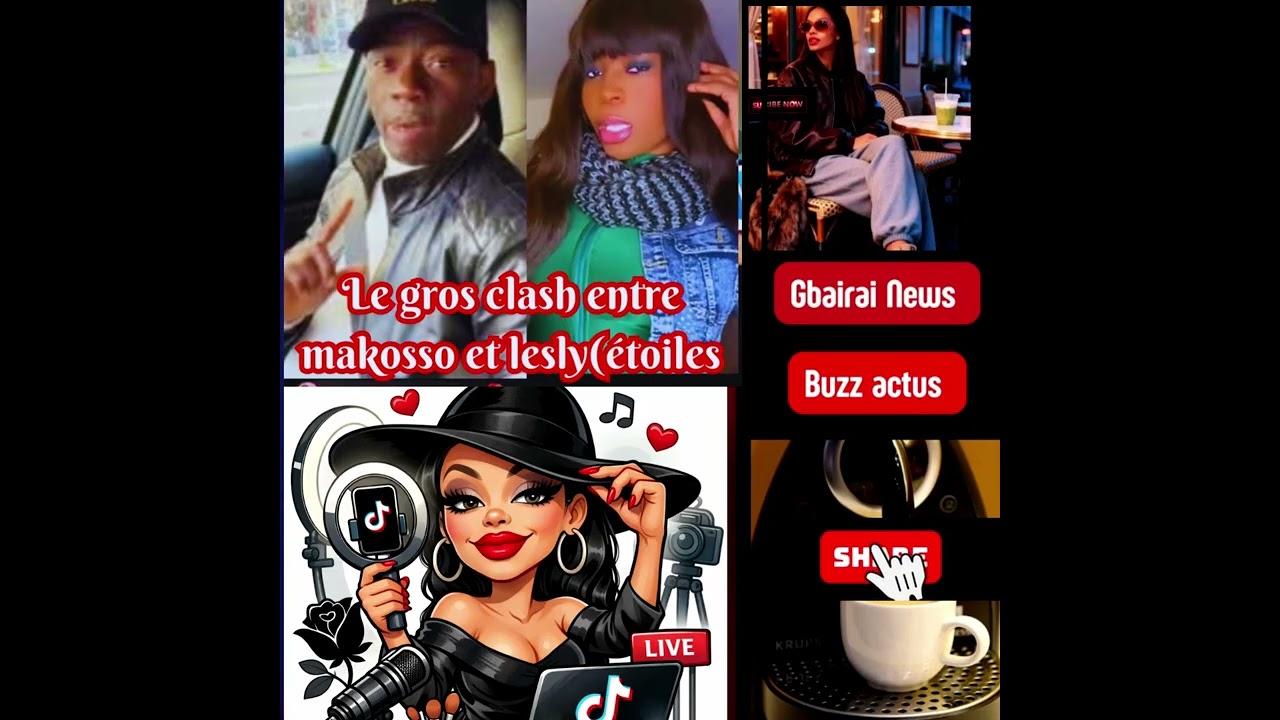 GBAIRAI NEWS   Gbairai News  clash titanesque entre makosso et lesly5étoiles!