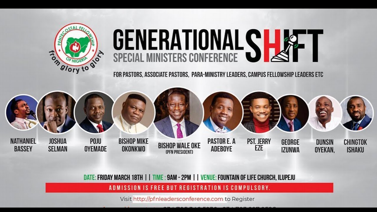 GENERATIONAL SHIFT SPECIAL MINISTERS CONFERENCE (PFN) || THE MANTLE || 18/03/2022